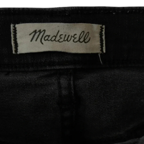 Madewell 9 inch High Rise Skinny Jeans Raw Hem Button Fly Pants Women’s Size 27 - Picture 11 of 14